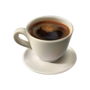 realistic-cup-black-brewed-coffee-saucer-vector-illustration